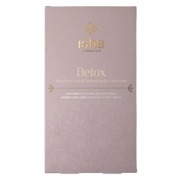 Isha Cosmetics Mascarilla Capilar Detox Detoxificante y Seborreguladora 100g